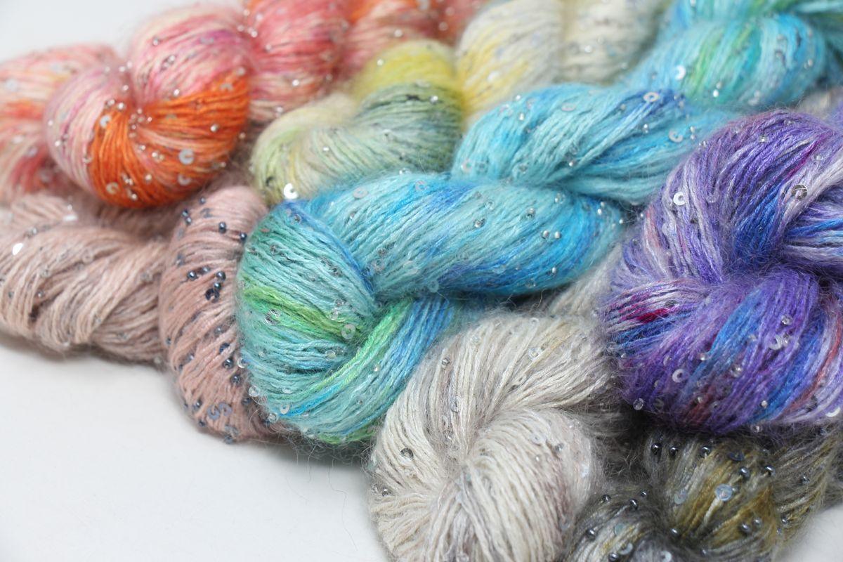 Artyarns - Beaded Mohair with Sequins - fabyarns