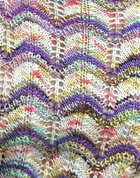 ARTYARNS | Knit Kits | SEPT 2024 KAL | Painted chevrons SHAWL