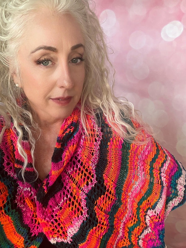 ARTYARNS | Knit Kits | SEPT 2024 KAL | Painted chevrons SHAWL