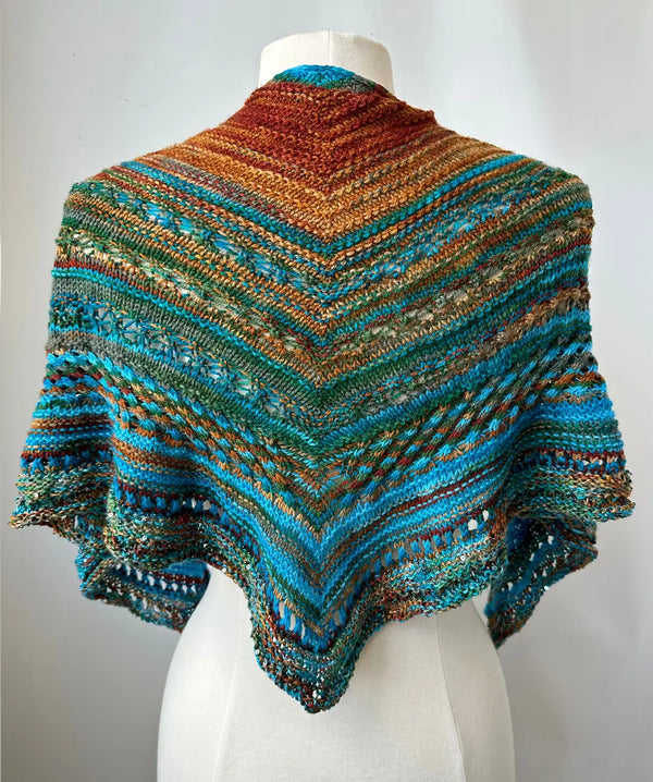 Artyarns - Inspiration Club - January 2024 - Moraine Lake Shawl Kit