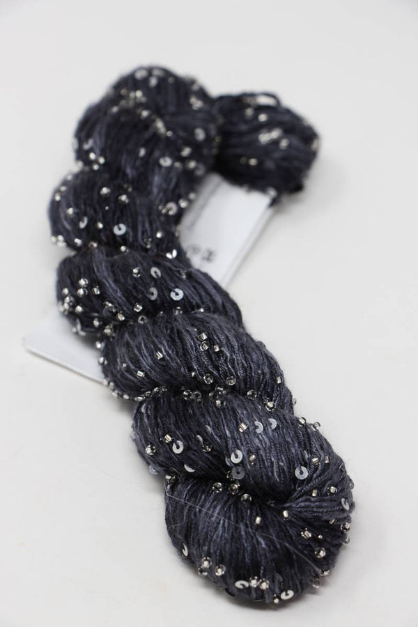 Artyarns - Kit - Raspberry Stitch Mini Shawl - Beaded Mohair with Sequins