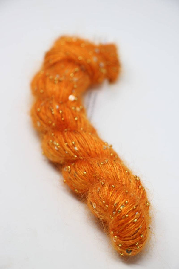 Artyarns - Kit - Raspberry Stitch Mini Shawl - Beaded Mohair with Sequins