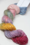 Artyarns - Kit - Raspberry Stitch Mini Shawl - Beaded Mohair with Sequins