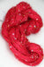 Artyarns - Kit - Raspberry Stitch Mini Shawl - Beaded Mohair with Sequins