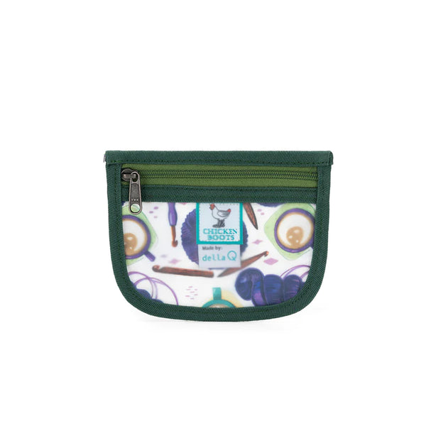 Della Q + Chicken Boots - Stitch Marker Pouch