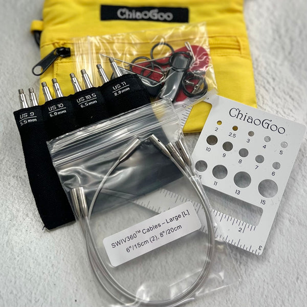 ChiaoGoo | Interchangeable Needle Set | Twist Shorties Sets