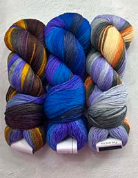 ARTYARNS | Knit Kits | SEPT 2024 KAL | Painted chevrons SHAWL