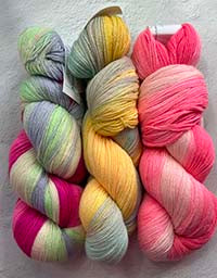 ARTYARNS | Knit Kits | SEPT 2024 KAL | Painted chevrons SHAWL