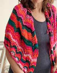 ARTYARNS | Knit Kits | SEPT 2024 KAL | Painted chevrons SHAWL