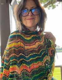 ARTYARNS | Knit Kits | SEPT 2024 KAL | Painted chevrons SHAWL
