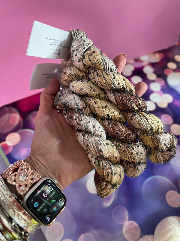 Daily Deal - 8/4 - Beaded silk & Sequins - 1030 Gunmetal