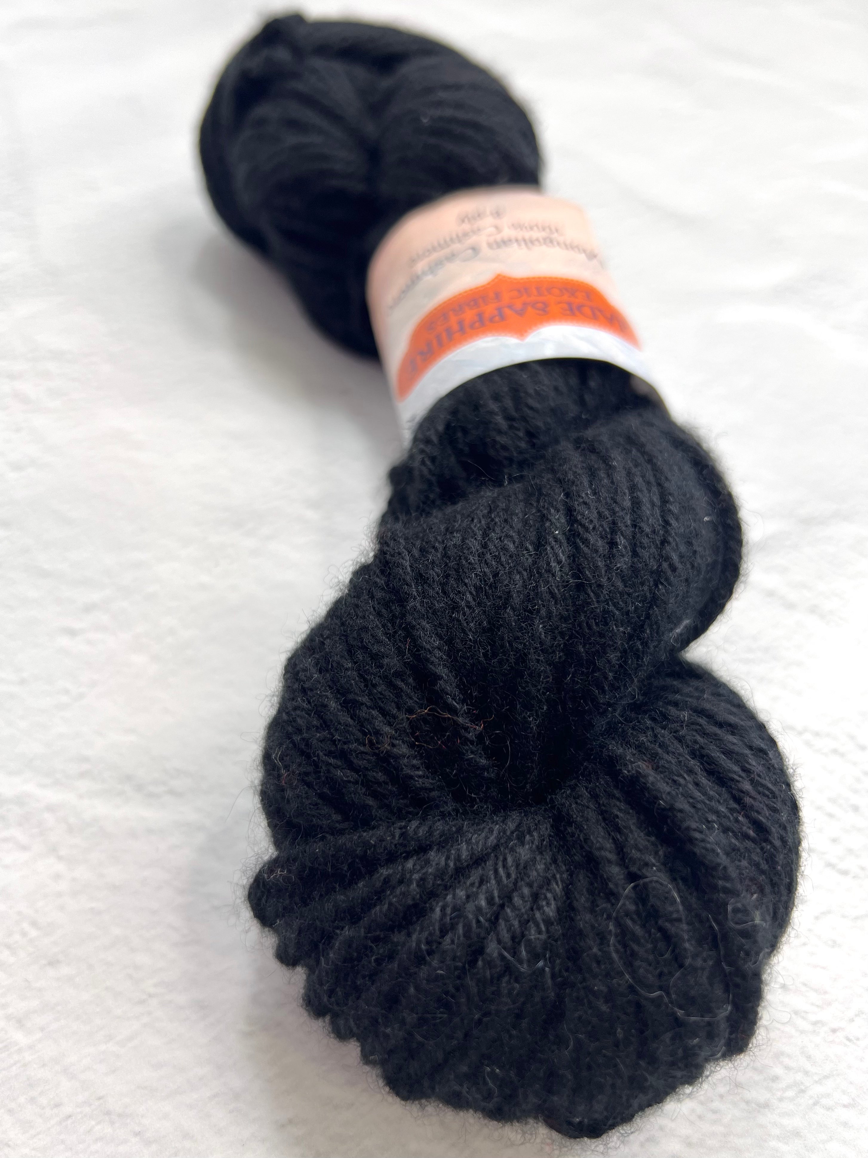 Jade Sapphire Cashmere 8 Ply Cashmere Yarn in soft lavender color, showcasing the luxurious, finely spun cashmere fibers.