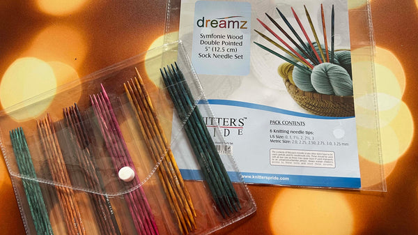KnitPro (Knitters Pride) Dreamz | Symfonie Wood Double Pointed Sock Needle Set