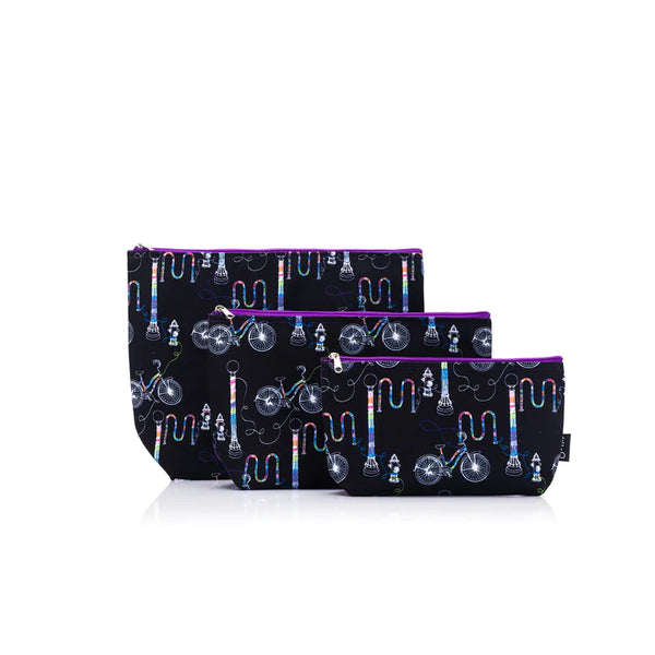 Della Q - Fabric Prints Collection -Mesh + Zip Bags Set (DQ2023)