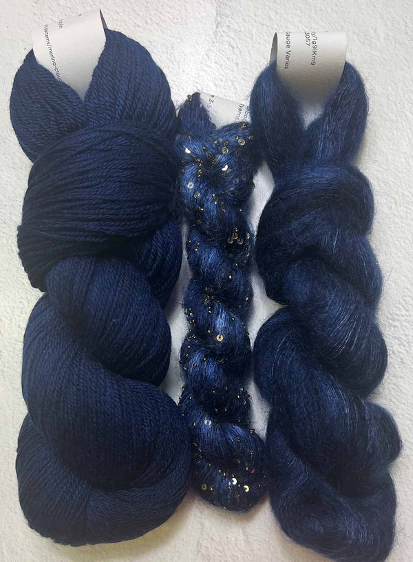 Artyarns - Pope Vergara - Moulin Rouge Sweater Kit - Navy