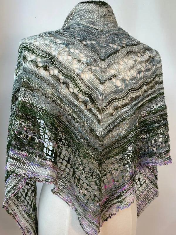 Artyarns | Inspiration Club November 2023 | Iceland Flowers Shawl kit with Pattern