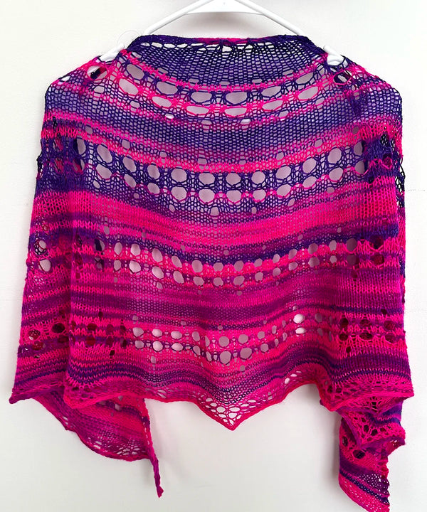 Artyarns | Inspiration Club July 2025 | Purple Sunset Shawl Kit