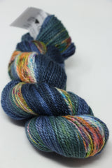 Artyarns Merino Cloud yarn from Inspiration Club July 2026 in vibrant rainbow cloud colors, soft and luxurious for knitting or crochet.