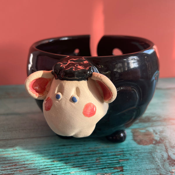 Handmade Ceramic Yarn Bowls from Pawley Studios