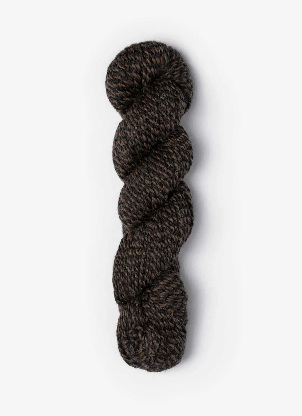 Blue Sky Fibers Baby Alpaca Sport Weight alpaca yarn in Melange 800 Series, featuring soft, heathered fibers and vibrant blue hues.