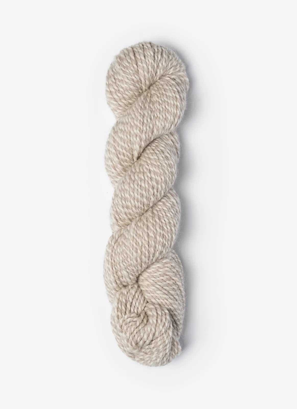 Blue Sky Fibers Baby Alpaca Sport Weight Melange yarn, soft and luxurious alpaca fiber in a natural blend, showcased in a close-up image.