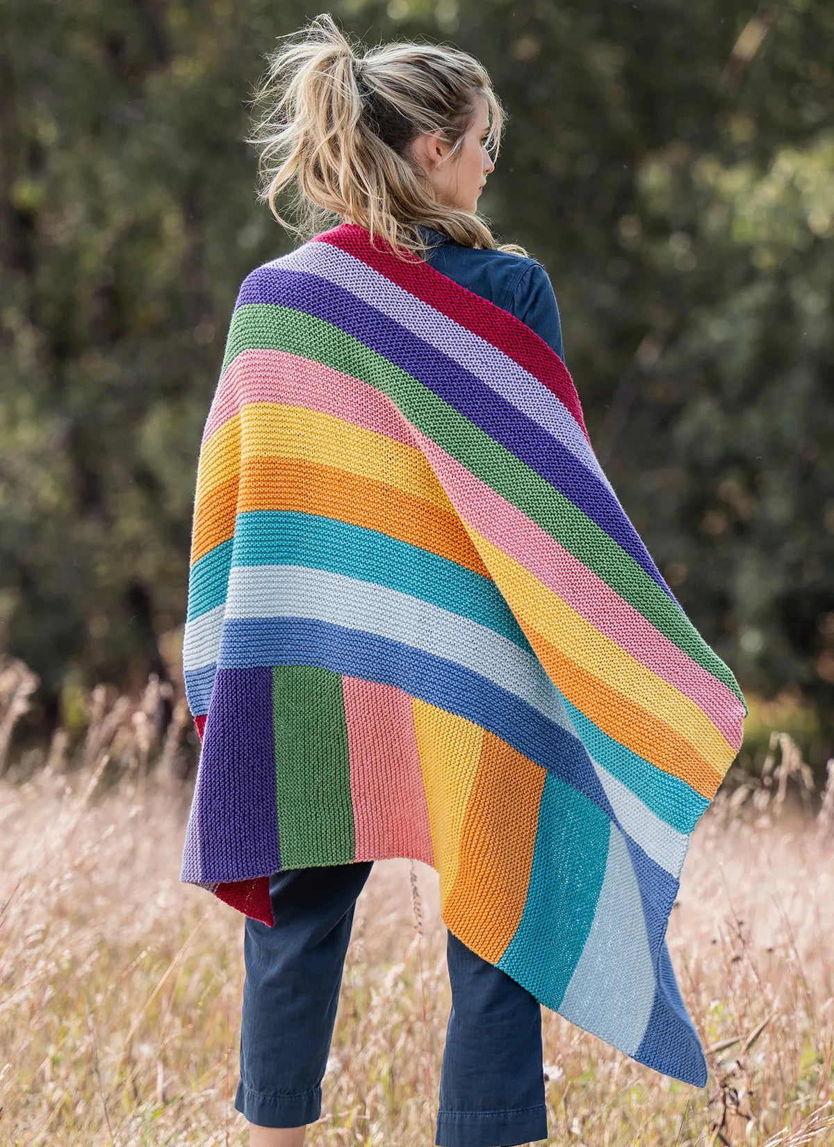 Blue Sky Fibers | Sweater | Prism Throw Kit