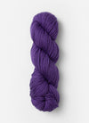 Blue Sky Fibers Sweater Worsted Superwash knitting yarn in soft blue, showcasing its smooth, spun wool and cotton blend texture.