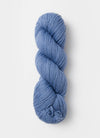 Blue Sky Fibers Sweater Worsted Superwash knitting yarn in soft blue, featuring wool and cotton blend for cozy knitting projects.
