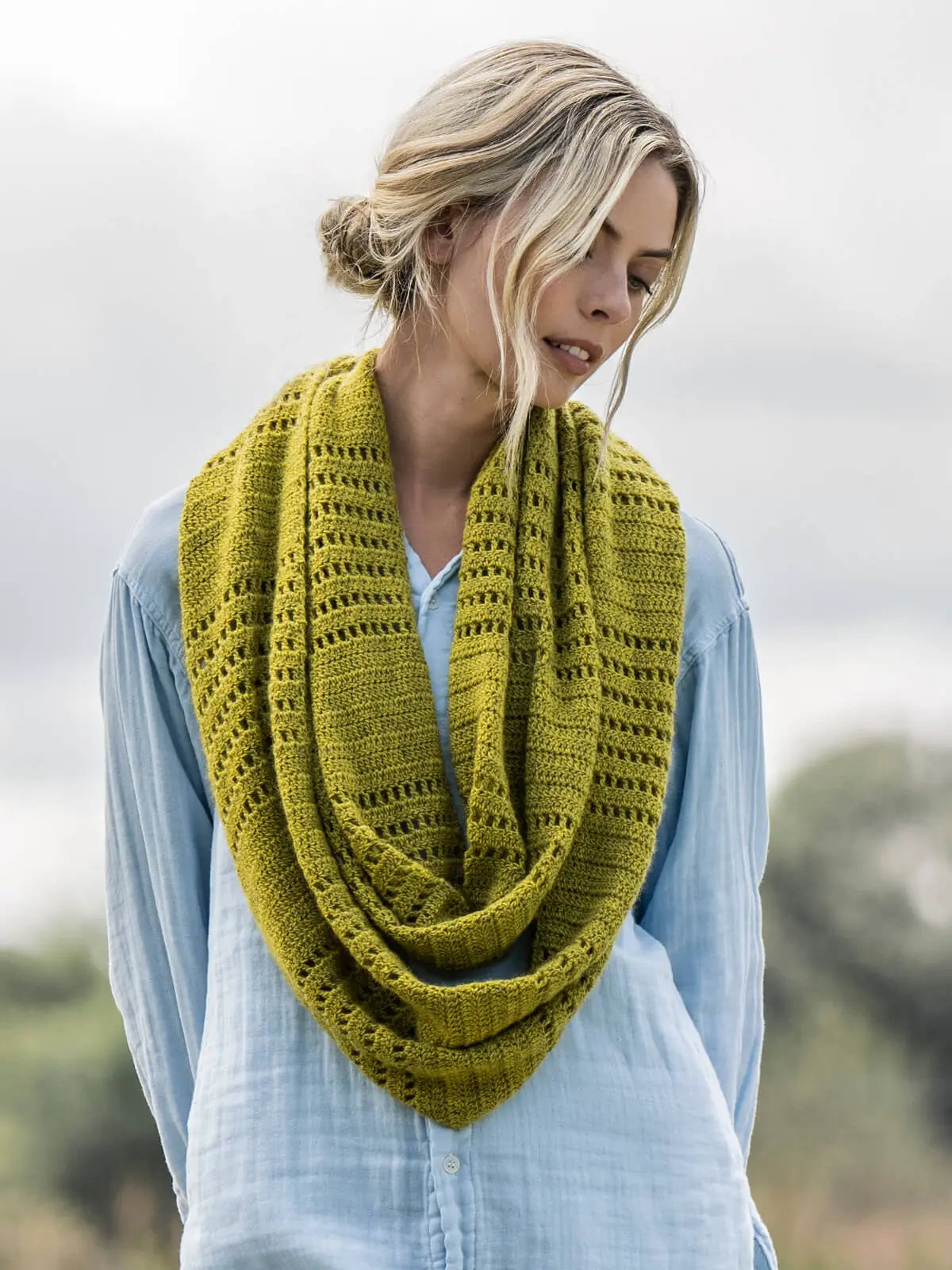 Blue Sky Fibers | Bellview Crochet Wrap Kit | Woolstok Light