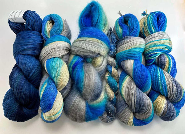 Artyarns - Inspiration Club - September 2024 - Chaka Salt Lake Shawl Kit