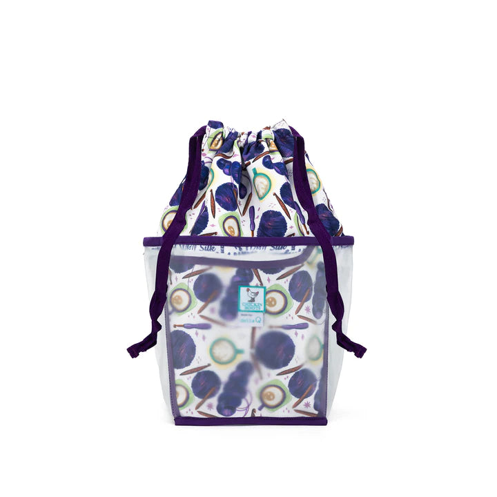 Della Q + Chicken Boots | Double Double Project Bag