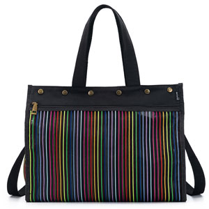 Della Q | Makers Collection | Rainbow Mesh Tote
