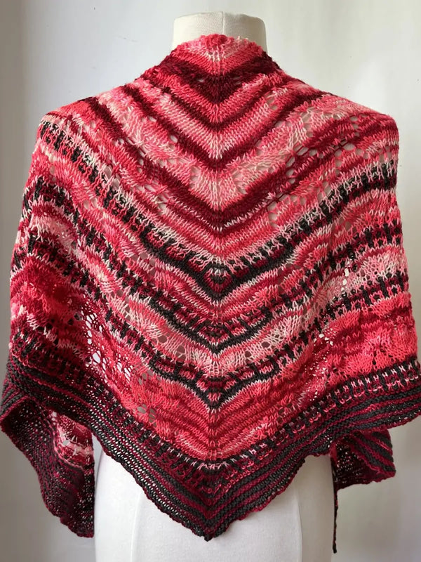 Artyarns - Inspiration Club - September 2025 - Ixora Blossoms Shawl Kit
