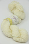 Jade Sapphire Sylph linen and cashmere yarn in ylang-ylang color, showcasing soft, lightweight fiber blend for knitting or weaving.