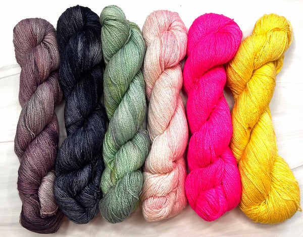 Jade Sapphire | 2 Ply Silk/Cashmere Lace