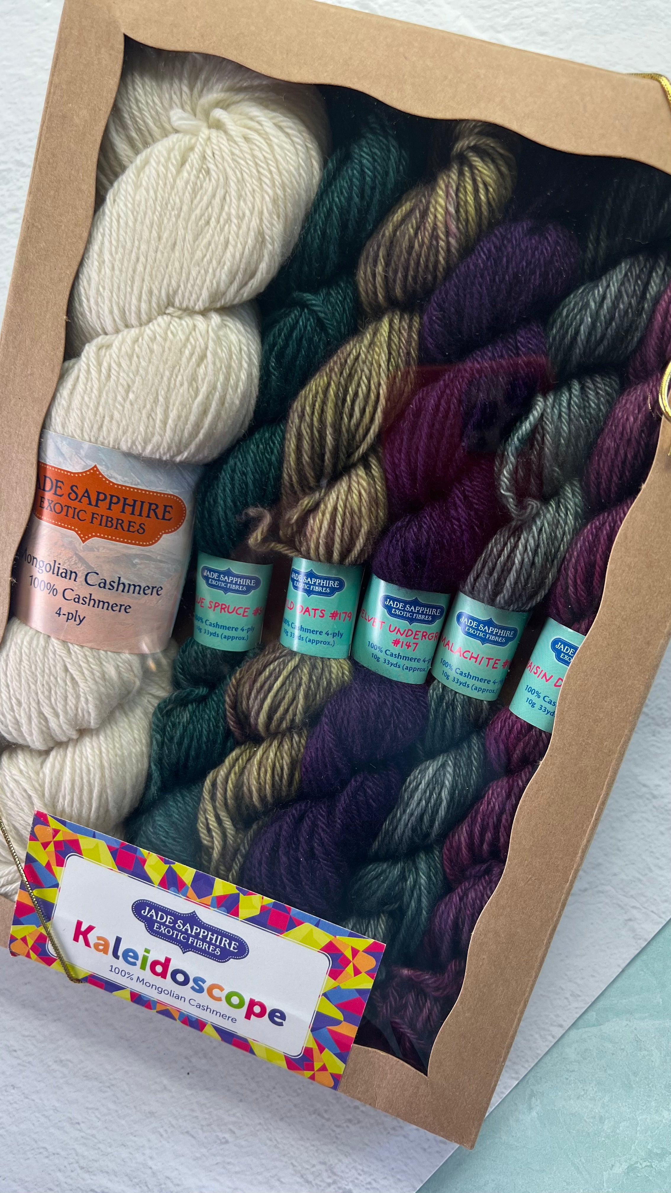 Jade Sapphire | Kaleidoscope Kit | 4 Ply Cashmere