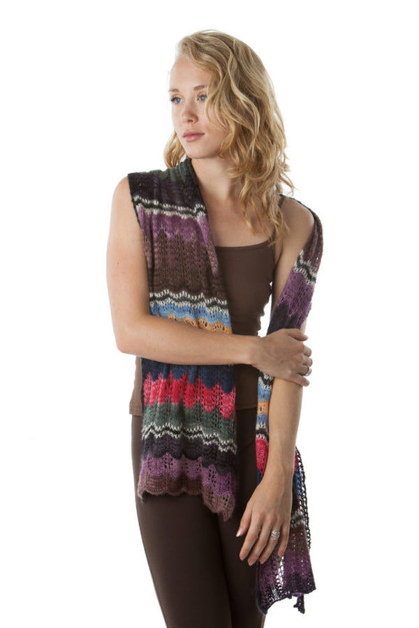 Artyarns - Kaleidoscope Shawl Zig Zag Knit Kit (11 Skein)