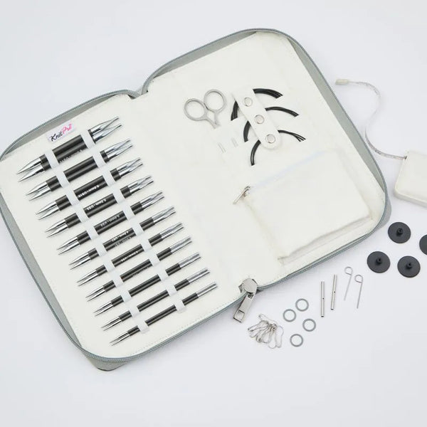 KnitPro Karbonz | Normal 5" Interchangeable Regal Set