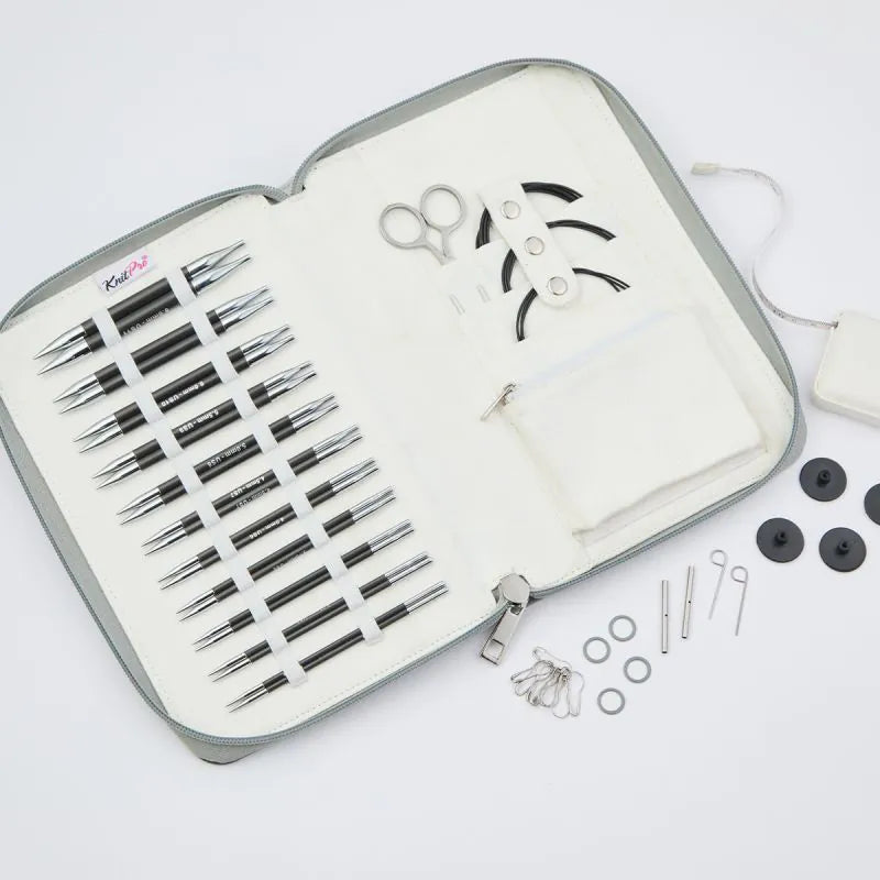 KnitPro Karbonz | Normal 5" Interchangeable Regal Set