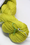 MadelineTosh Vintage Merino Wool Yarn in Grasshopper color, soft and textured for knitting or crochet projects.