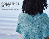 Malabrigo - Kit - Corriente Shawl (Silky Merino Yarn 3 skeins)