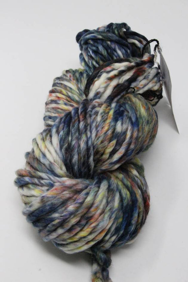 Malabrigo Rasta Merino Wool Yarn in Candy Cane color, showing thick, soft, and vibrant hand-knit yarn for knitting projects.