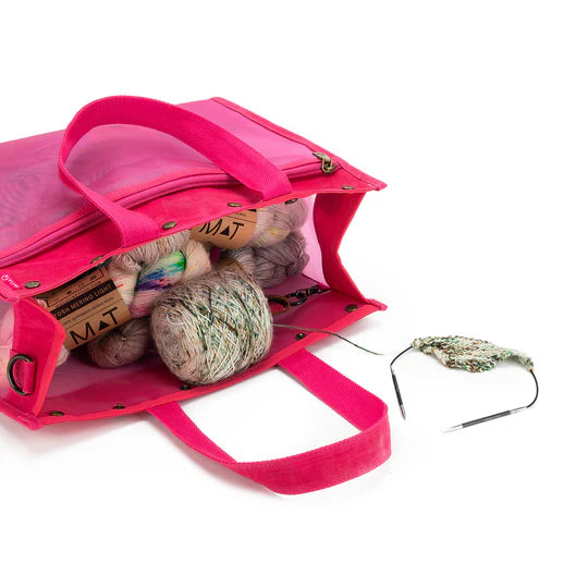 Della Q - Makers Mesh Tote VIVID Rose