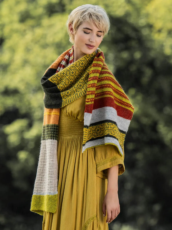 Blue Sky Fibers - Woolstok Light - Knitting Kit - North Loop Wrap