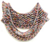Artyarns - Kit - Raspberry Stitch Mini Shawl - Beaded Mohair with sequins (3 Skeins)