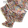 Artyarns - Kit - Raspberry Stitch Mini Shawl - Beaded Mohair with sequins (3 Skeins)