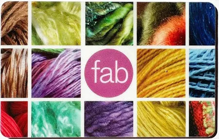 Online Gift Card for Fab Yarns!