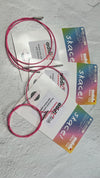 ADDI Click Cords - Ewenicorn Tip Set PINK Cords (For 5" Tip Sets)
