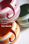 Handmade Ceramic Yarn Bowls from Pawley Studios