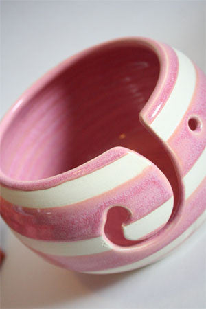Handmade Ceramic Yarn Bowls from Pawley Studios